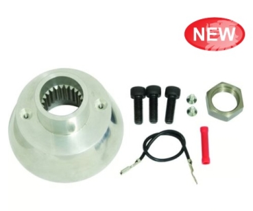 Hub-set-for-steering-wheel-Banjo-style-3-bolt-mount-with-24-splines-VW-Kaefer-79-4062-0